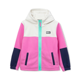 Girls Quest Fleece Colorblock Full Zip Hoodie