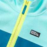 Girls Quest Fleece Colorblock Full Zip Hoodie