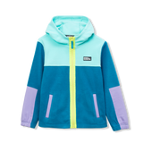 Girls Quest Fleece Colorblock Full Zip Hoodie